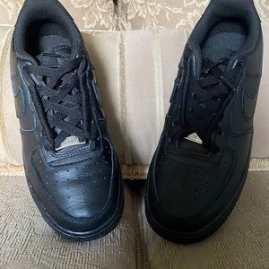 Black Nike Air Force.Never worn just tried on in the house.